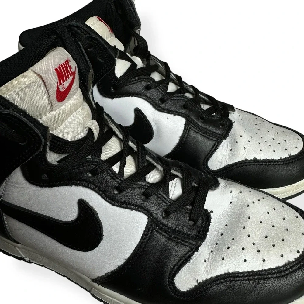 Nike‎ Dunk High Panda Sneakers Women's Size 8 White/Black DD1869 103